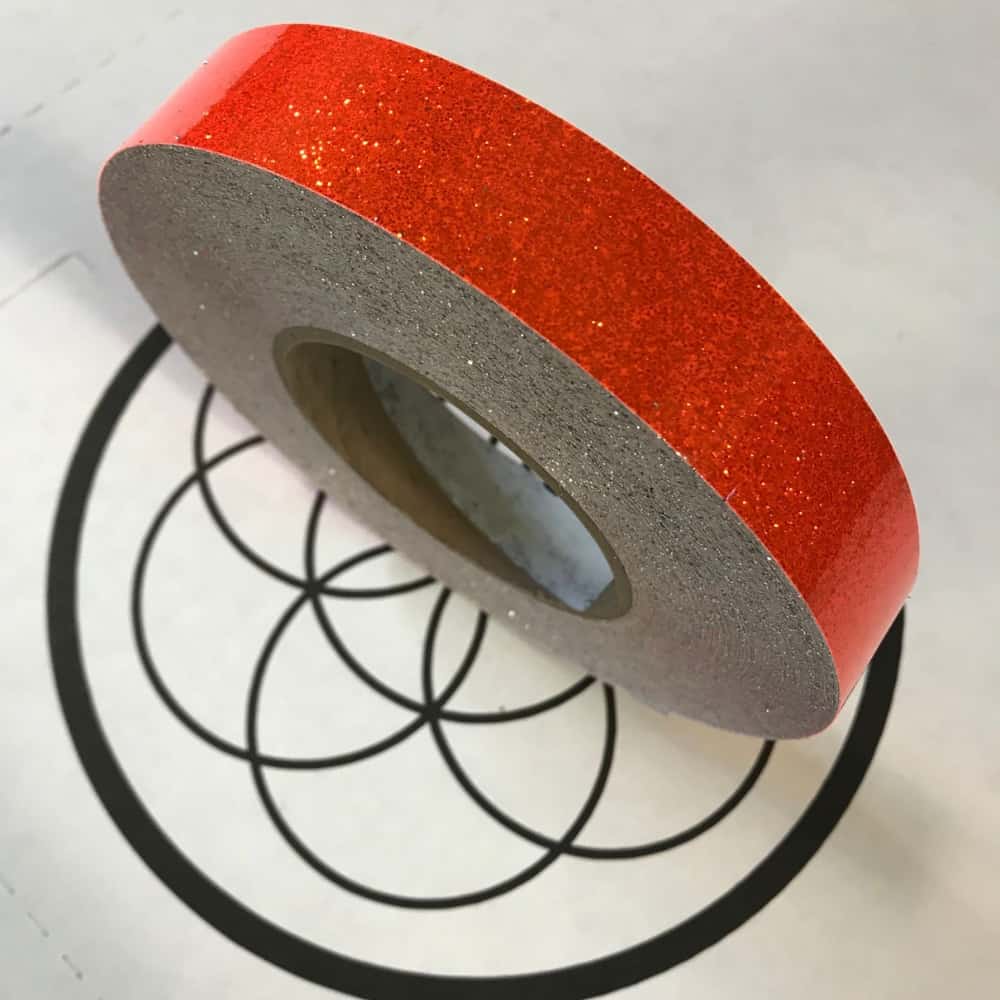 Glitter Hula Hoop Tape - 3" Core