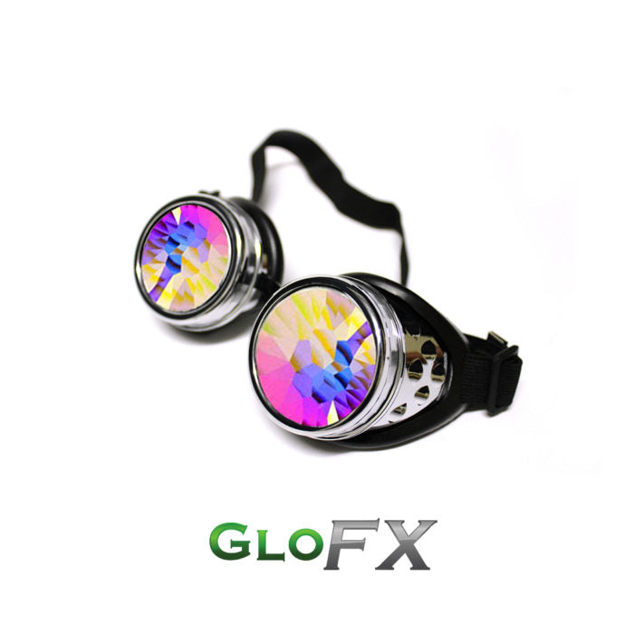 GloFX Diffraction Glasses - Matte Black Tinted