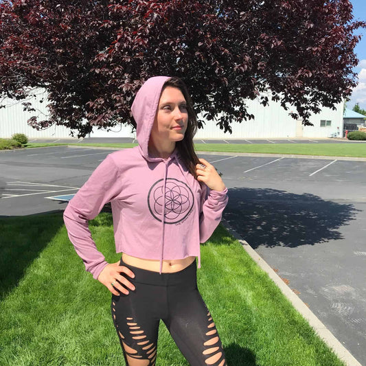 Women's Cropped Triblend Hoodie