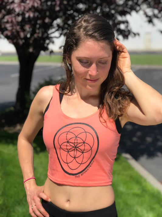 Women's Poly-Cotton Crop Tank