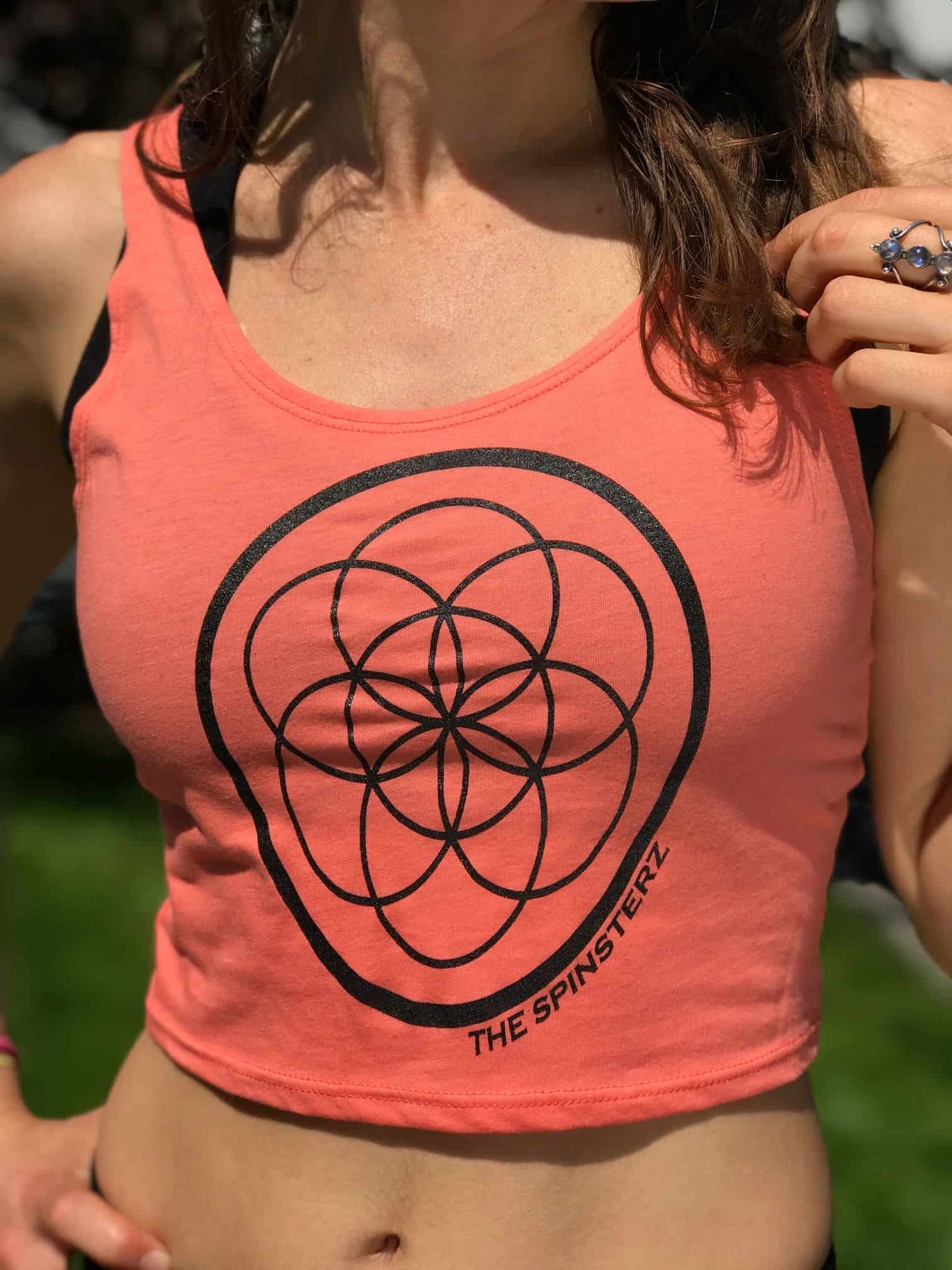 Women's Poly-Cotton Crop Tank