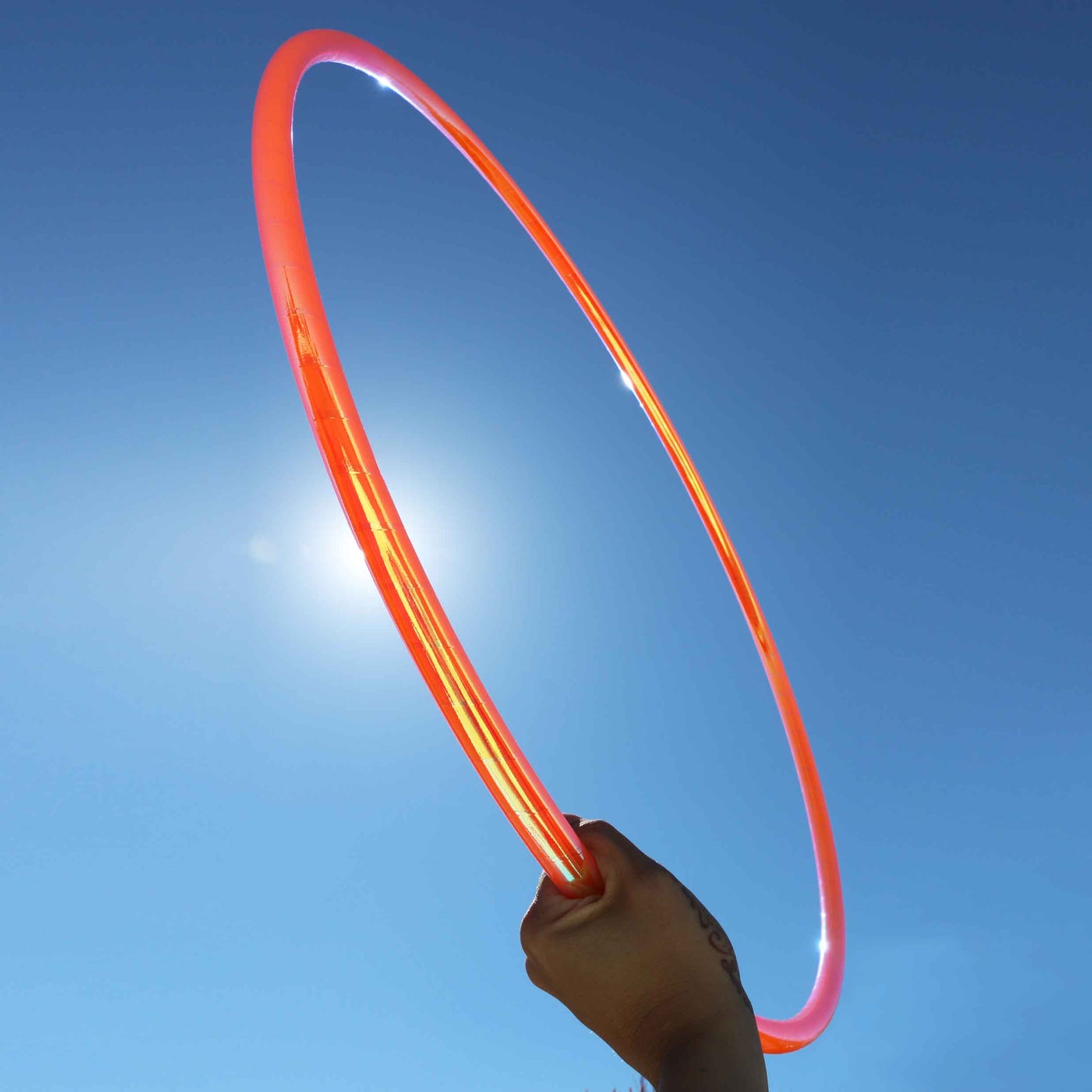 Juicy Papaya Taped Polypro Hoop