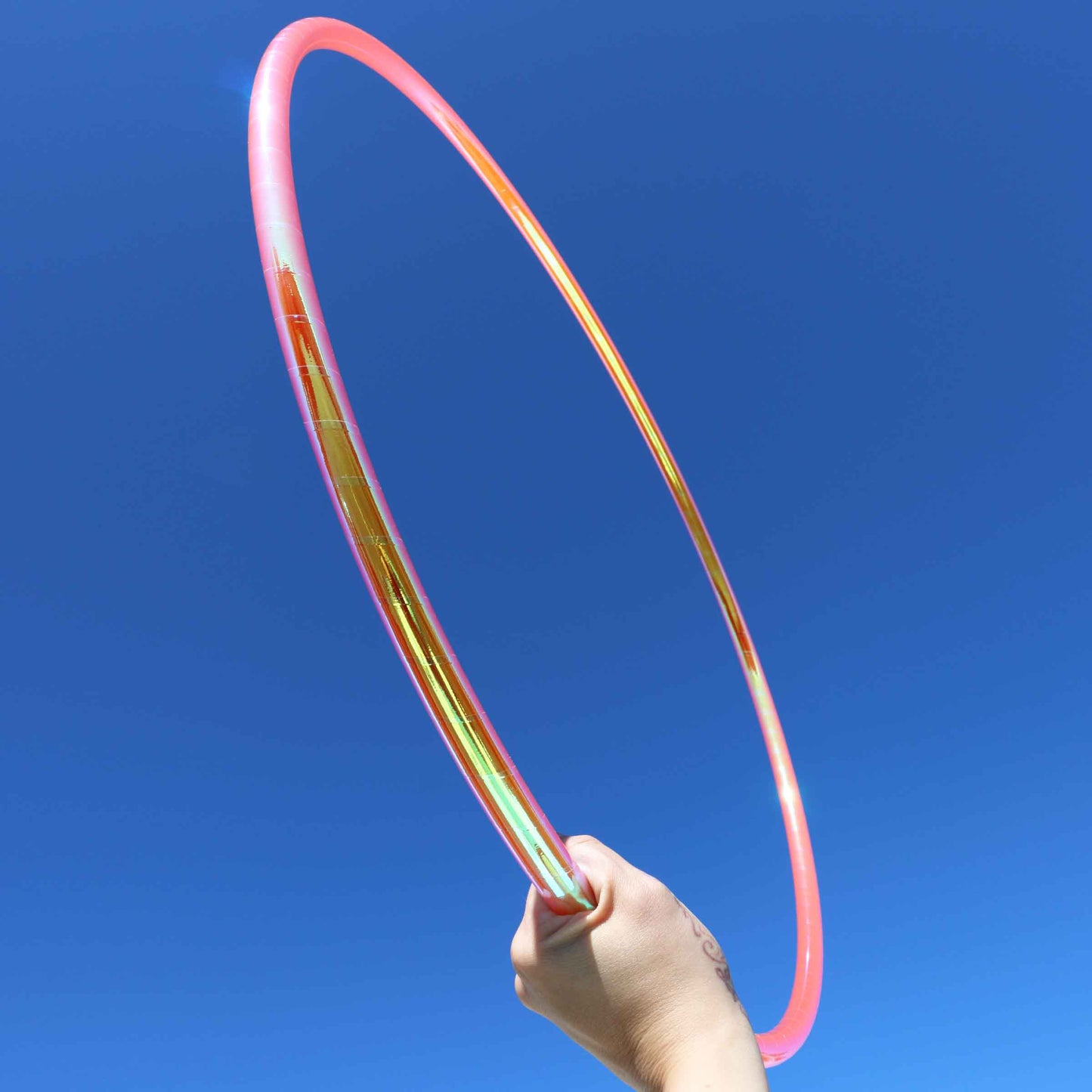 Juicy Papaya Taped Polypro Hoop
