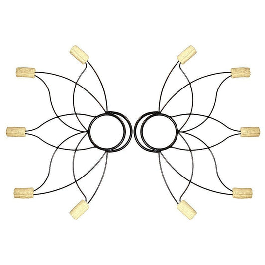 medium lotus fire fans