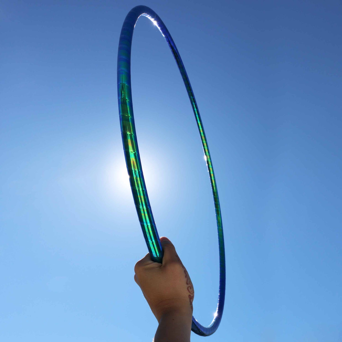 Mystic Lagoon Taped Polypro Hula Hoop