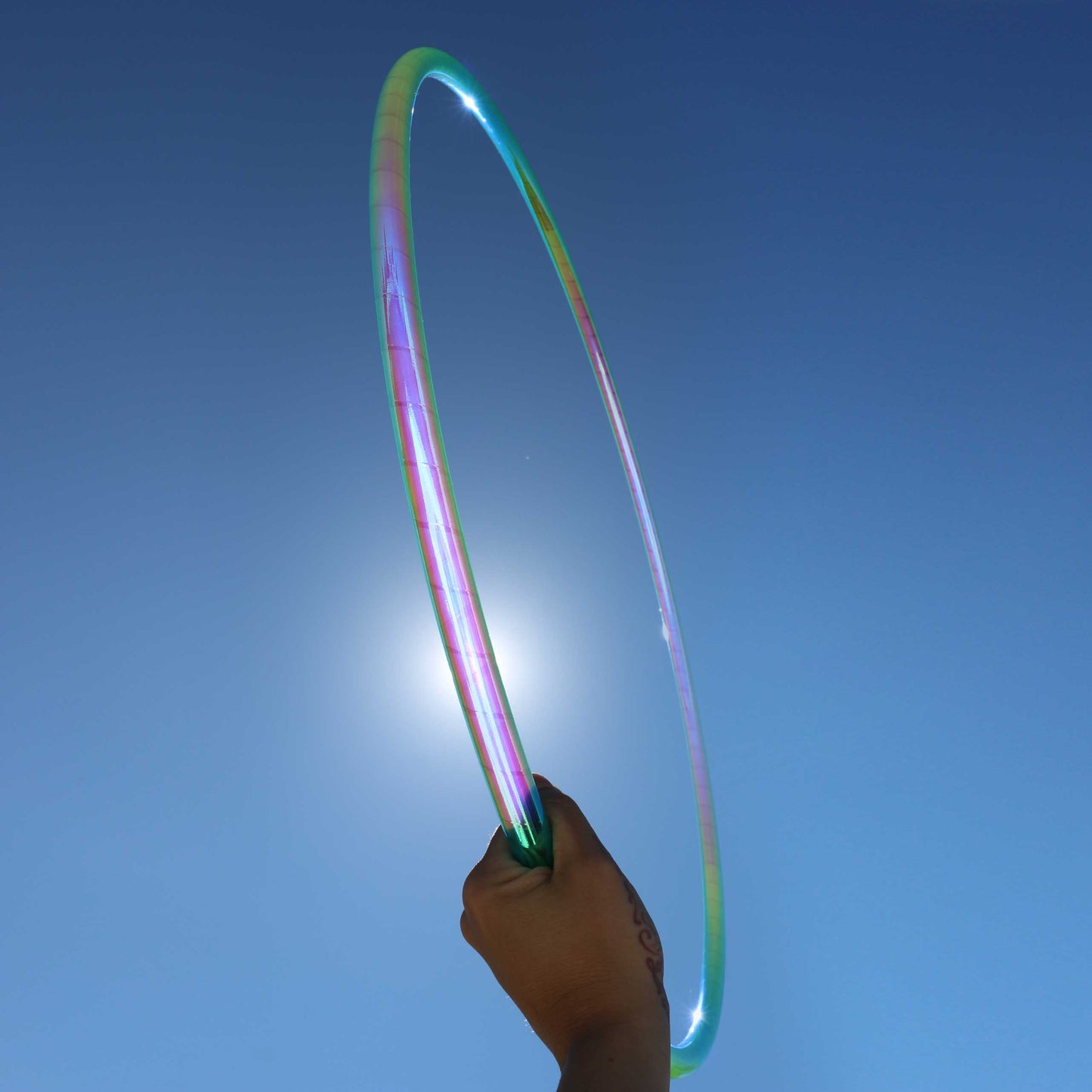 Tahitian Sea Aqua Taped Polypro Hoop