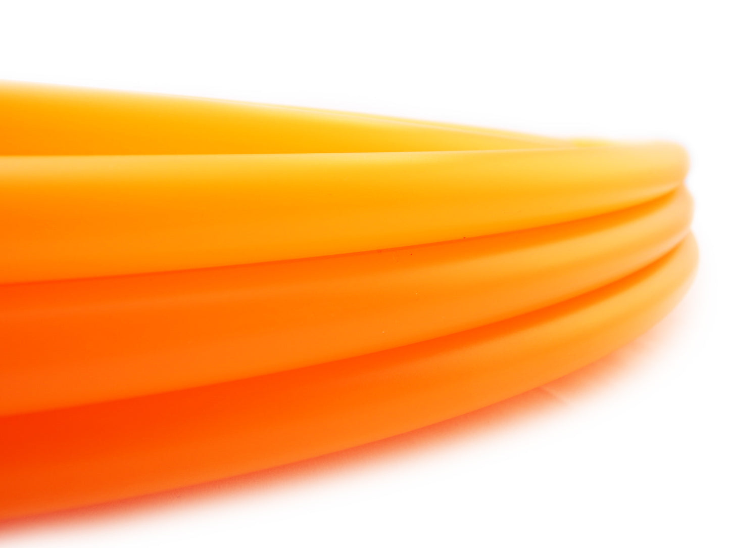 The Spinsterz - UV Orange Polypro Hula Hoop Tubing