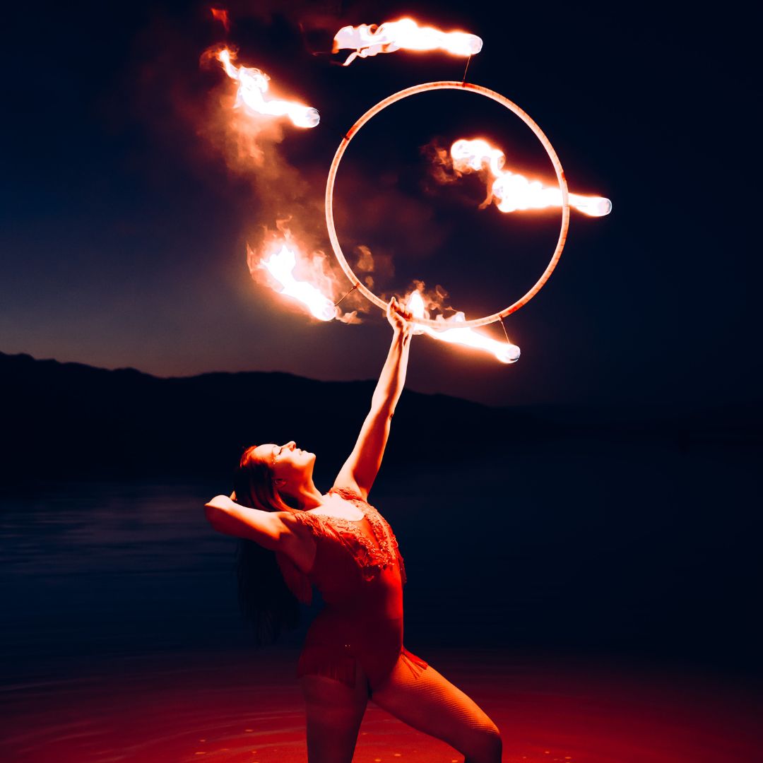The Firemingos Performance Hoop