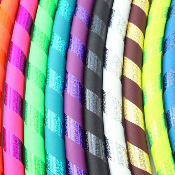 The Spinsterz Sequin Weighted Hula Hoop for Adults