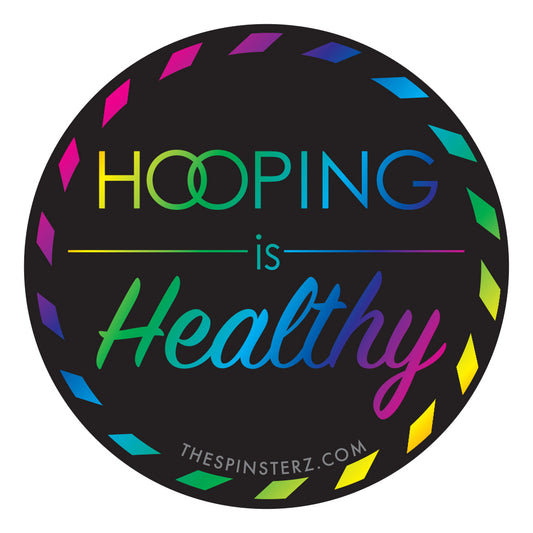 Hooping is Healthy Sticker