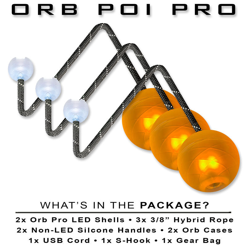 Orb Poi Pro LED Contact Poi
