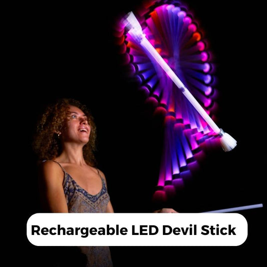 Rechargeable LED Devil Stick