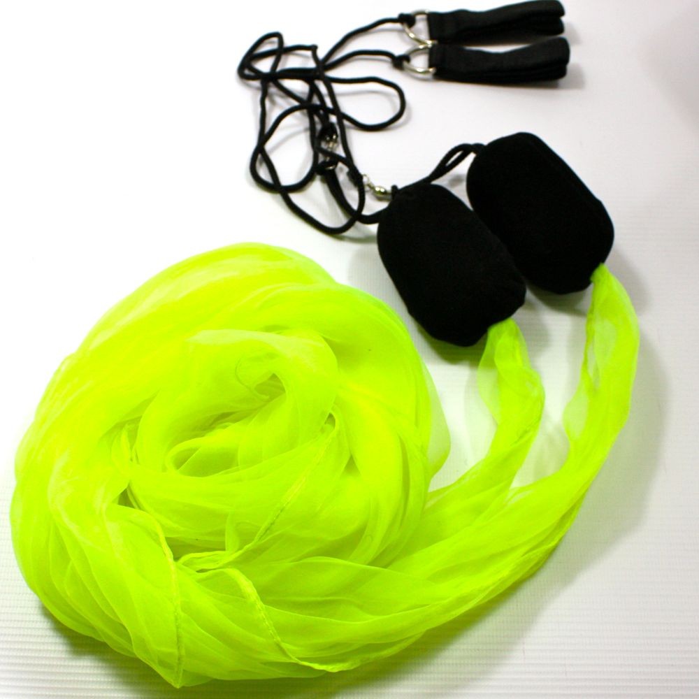 Spinsterz Flag Poi - Lime