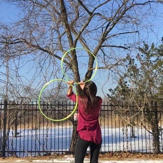 twin hula hoops