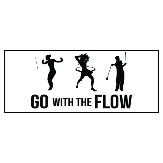 Go With The Flow Bumper Sticker