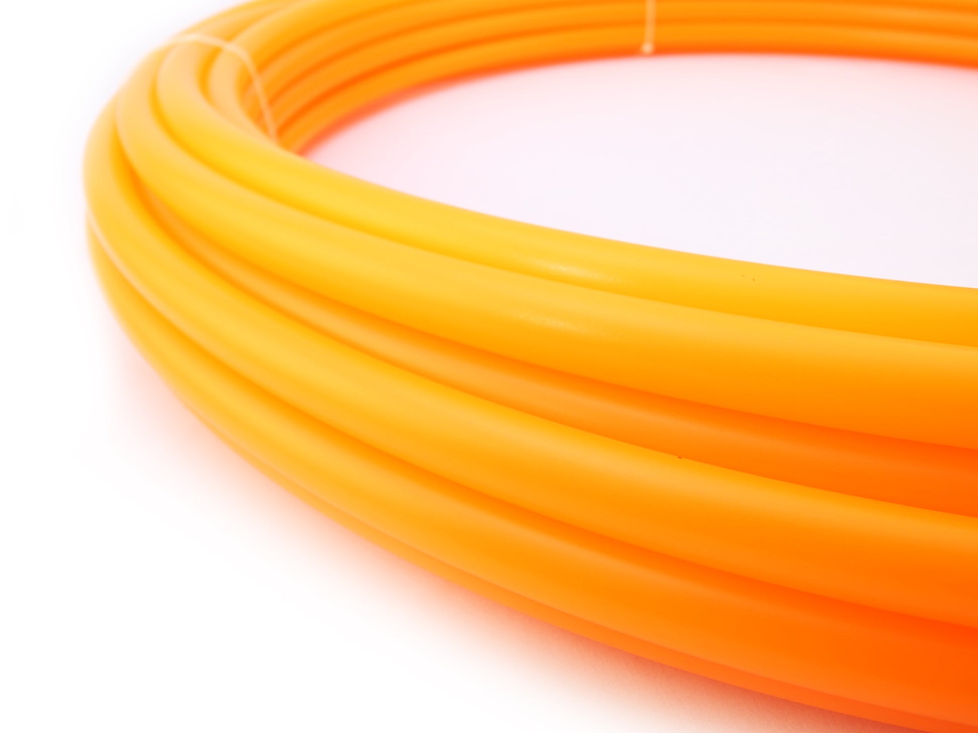 The Spinsterz - UV Orange Polypro Hula Hoop Tubing